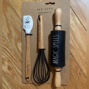 Rae Dunn Halloween 3 piece Baking set